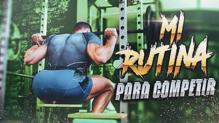 Plan de entrenamiento culturismo