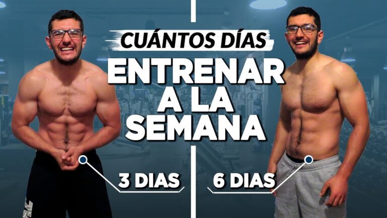 Cuantos dias de entrenamiento a la semana