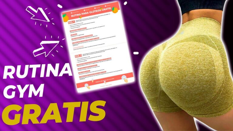 Plan de entrenamiento para piernas y gluteos